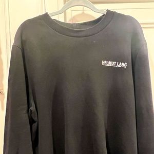 Helmut Lang Black Crewneck Sweater